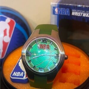 NBA Vintage Official Green Wristwatch Brooklyn Nets 1 of 1 Unique Brand New Tags